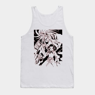 Yoh Asakura and Amidamaru Tank Top